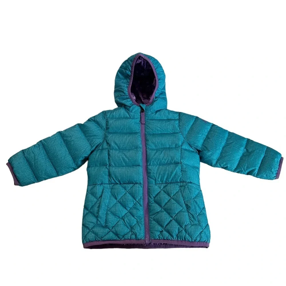 Snozu Girls Puffer Lined Hoodie Jacket Size 2T